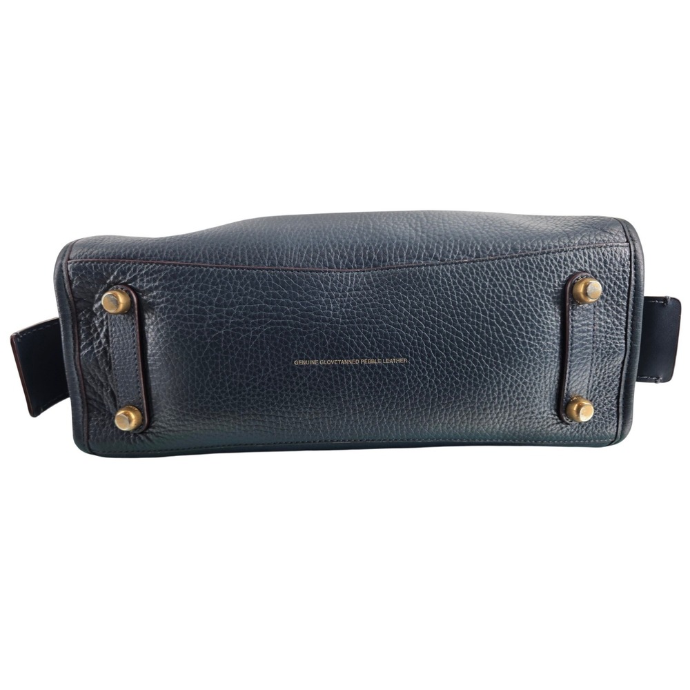 Coach 1941 Rogue 31 Dark Denim Blue Glovetanned Leather Bag 38124 - Picture 9 of 16